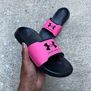 UNDER ARMOUR IGNITE YOUTH GRADE SCHOOL GS BLACK PINK KIDS GIRLS BOYS UNISEX NWOB
